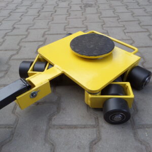 WÓZEK TRANSPORTOWY DO MASZYN UNIWERSALNY 6UNI NOŚNOŚĆ 7 TON, ROLKI 12 NYLON
